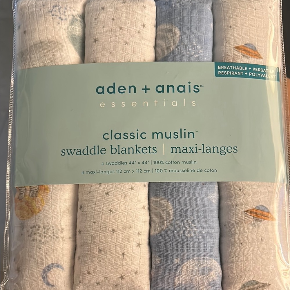 Aden + Anais Space Explorer Blankets